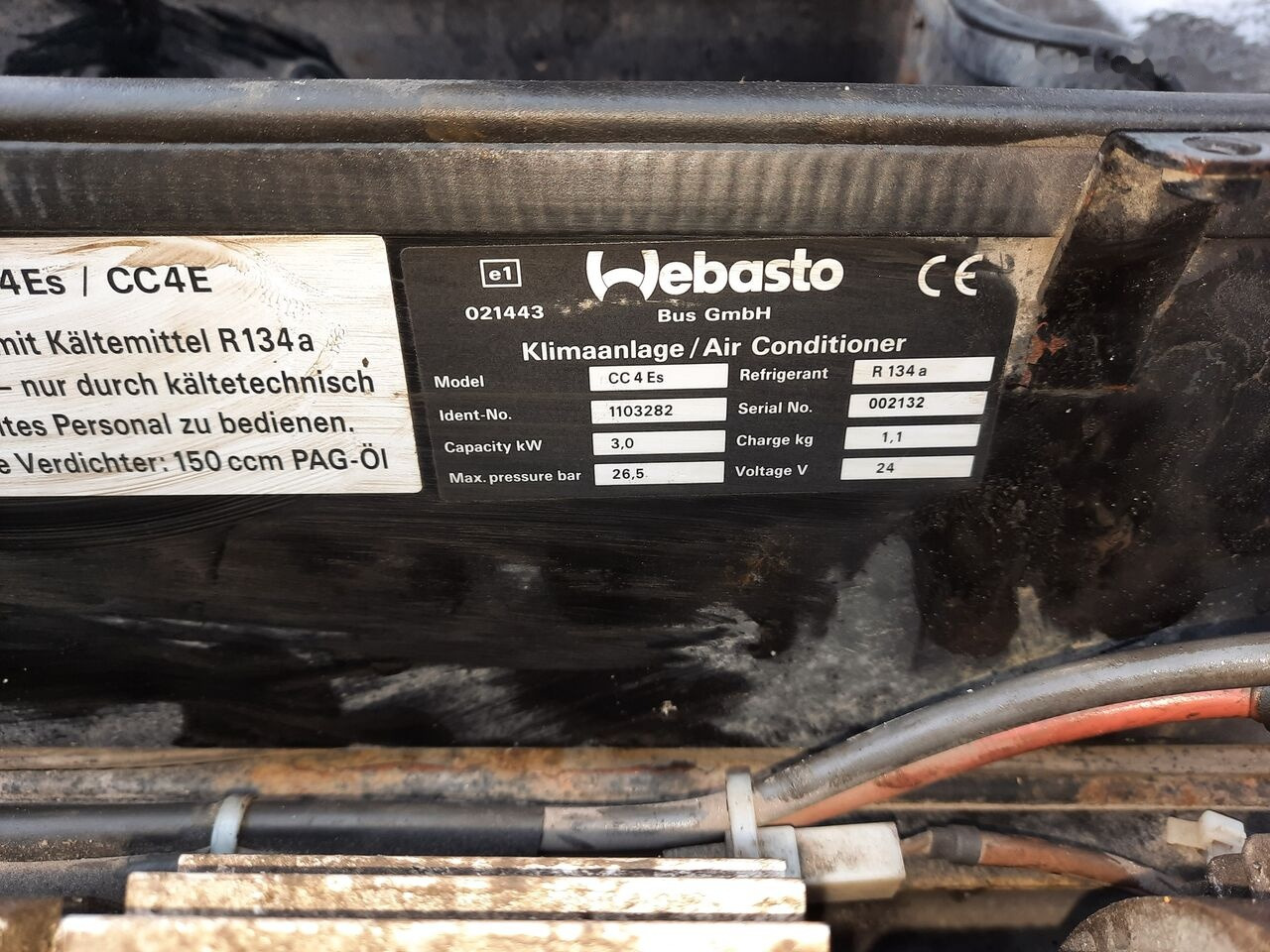 MAN CC4ES Klimaalage \Air Konditioner Volvo B9 - AC compressor for Bus: picture 1 MAN CC4ES Klimaalage \Air Konditioner Volvo B9 - AC compressor for Bus: picture 1