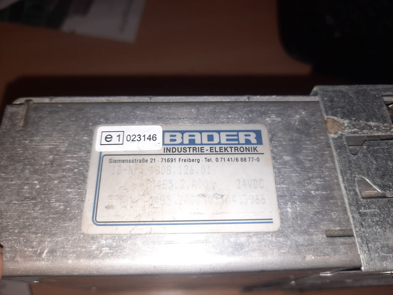 Neoplan Klimat kontrol RS232 BADER/ Clima Aire - Spare parts: picture 4 Neoplan Klimat kontrol RS232 BADER/ Clima Aire - Spare parts: picture 4