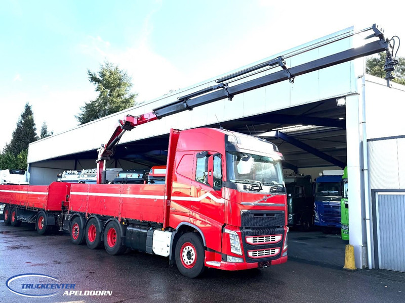 Volvo FH 500 8x4, HMF 2120 K4 + Rotator, + Krone trailer - Dropside/ Flatbed truck, Crane truck: picture 1 Volvo FH 500 8x4, HMF 2120 K4 + Rotator, + Krone trailer - Dropside/ Flatbed truck, Crane truck: picture 1