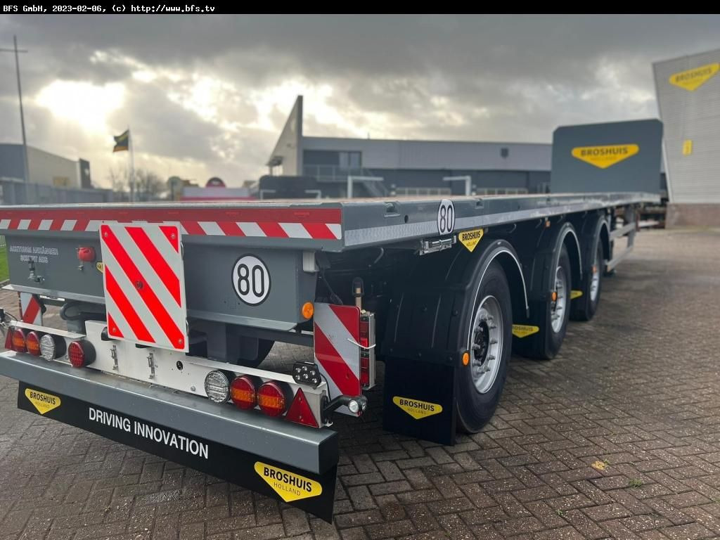 Broshuis Telesattel 1x ausziehbar 3-Achs Telesattel Leich - Dropside/ Flatbed semi-trailer: picture 1 Broshuis Telesattel 1x ausziehbar 3-Achs Telesattel Leich - Dropside/ Flatbed semi-trailer: picture 1