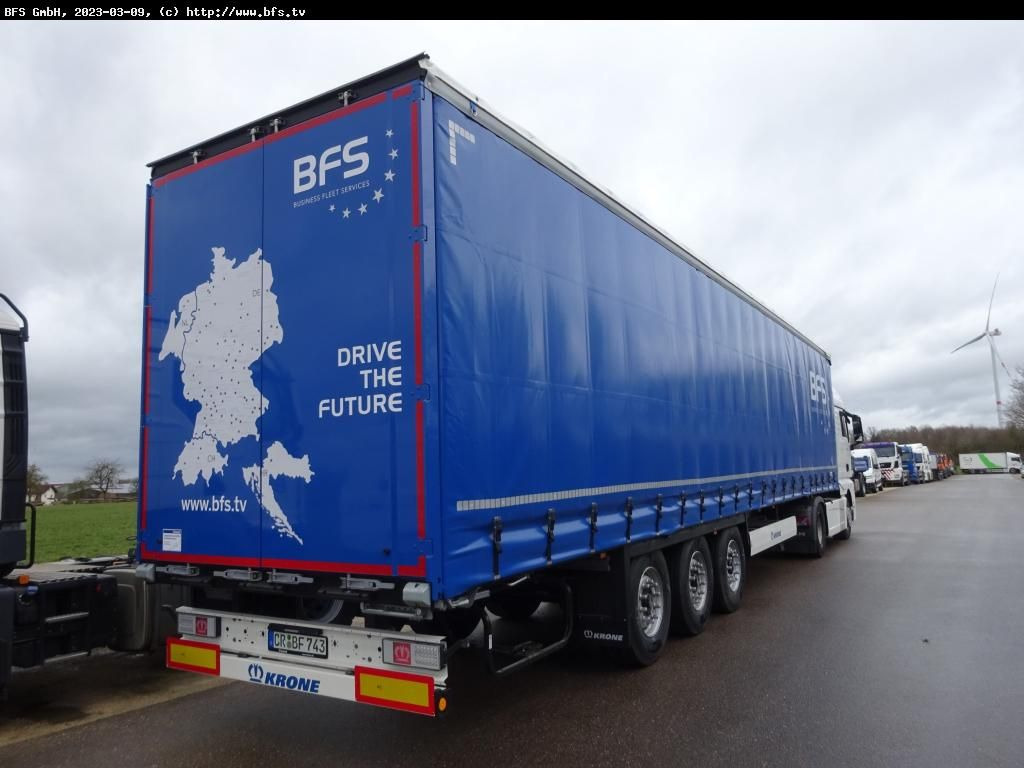 Krone Sattelauflieger SDP 27 eLB50-CS XL Getränke, Cod Krone Sattelauflieger SDP 27 eLB50-CS XL Getränke, Cod - Curtainsider semi-trailer: picture 2 Krone Sattelauflieger SDP 27 eLB50-CS XL Getränke, Cod Krone Sattelauflieger SDP 27 eLB50-CS XL Getränke, Cod - Curtainsider semi-trailer: picture 2