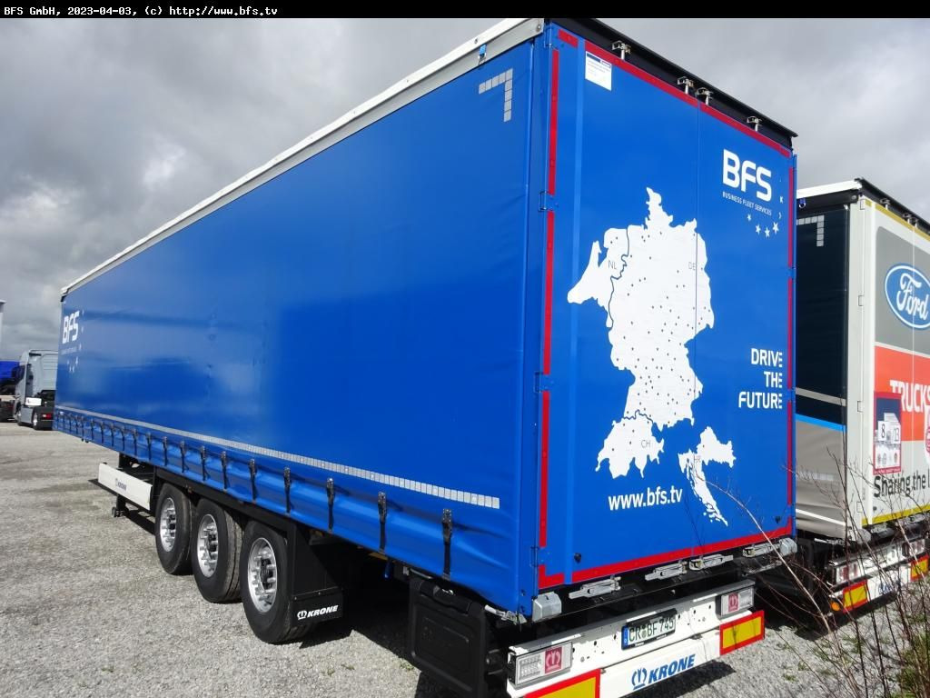 Krone Sattelauflieger SDP 27 eLB50-CS XL Getränke, Cod Krone Sattelauflieger SDP 27 eLB50-CS XL Getränke, Cod - Curtainsider semi-trailer: picture 2 Krone Sattelauflieger SDP 27 eLB50-CS XL Getränke, Cod Krone Sattelauflieger SDP 27 eLB50-CS XL Getränke, Cod - Curtainsider semi-trailer: picture 2