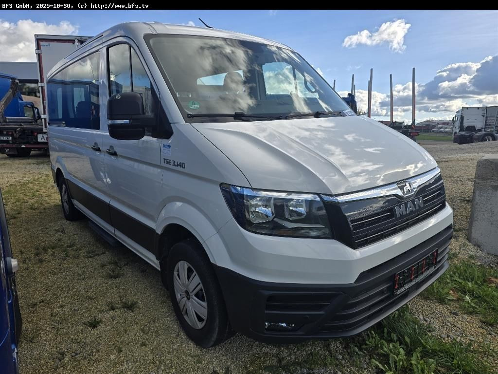 MAN TGE 3.140 4x2 F SB Kleinbus 9-Sitzer - Minibus, People carrier: picture 1 MAN TGE 3.140 4x2 F SB Kleinbus 9-Sitzer - Minibus, People carrier: picture 1