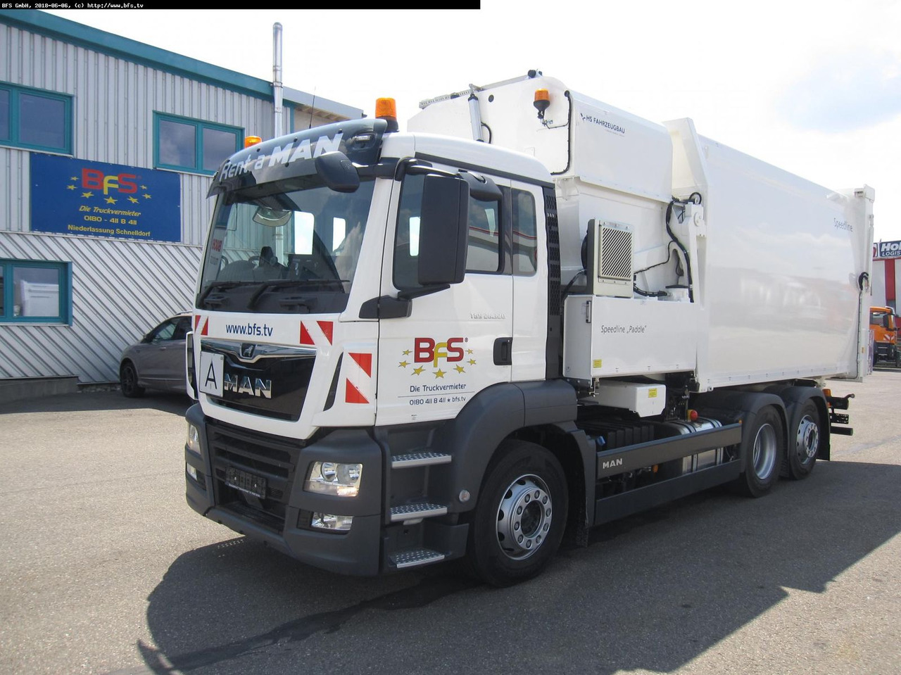 MAN TGS 26.320 6x2-4 LL HS SL Speedline 27 PPK - ViS - Refuse truck: picture 1 MAN TGS 26.320 6x2-4 LL HS SL Speedline 27 PPK - ViS - Refuse truck: picture 1