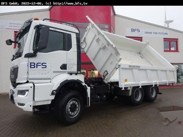 MAN TGS (TG3) 33.470 6x6 H BL 6x6H, Anh.-kipphydraul - Tipper: picture 2 MAN TGS (TG3) 33.470 6x6 H BL 6x6H, Anh.-kipphydraul - Tipper: picture 2
