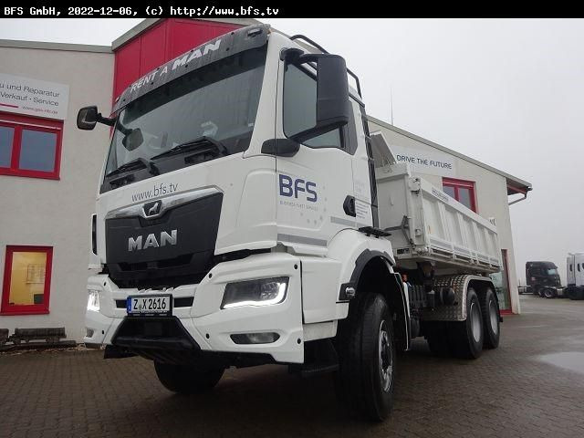 MAN TGS (TG3) 33.470 6x6 H BL 6x6H, Anh.-kipphydraul - Tipper: picture 1 MAN TGS (TG3) 33.470 6x6 H BL 6x6H, Anh.-kipphydraul - Tipper: picture 1