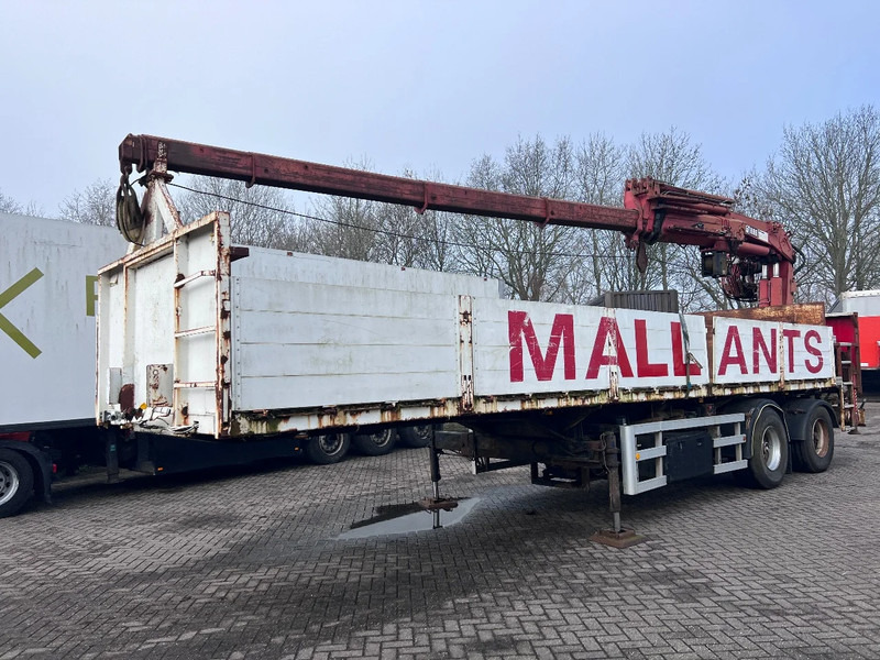 Dropside/ Flatbed semi-trailer ATM 2 AS + HIAB 300-4 + WINCH: picture 11