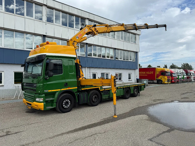DAF CF 85.410 8X2 HIAB 422EP5 + REMOTE CONTROL - Dropside/ Flatbed truck, Crane truck: picture 1 DAF CF 85.410 8X2 HIAB 422EP5 + REMOTE CONTROL - Dropside/ Flatbed truck, Crane truck: picture 1