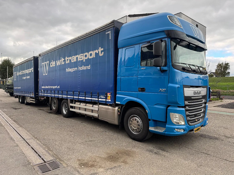 DAF XF 460 6X2 EURO 6 + HERTOGHS HANGER - Curtain side truck: picture 3 DAF XF 460 6X2 EURO 6 + HERTOGHS HANGER - Curtain side truck: picture 3