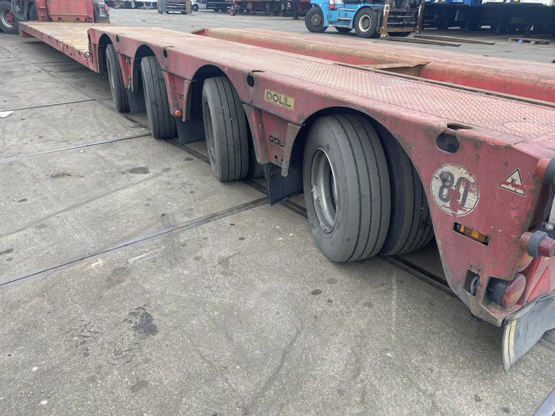 Low loader semi-trailer Doll 4 AXEL STEERING 66200 TON: picture 10