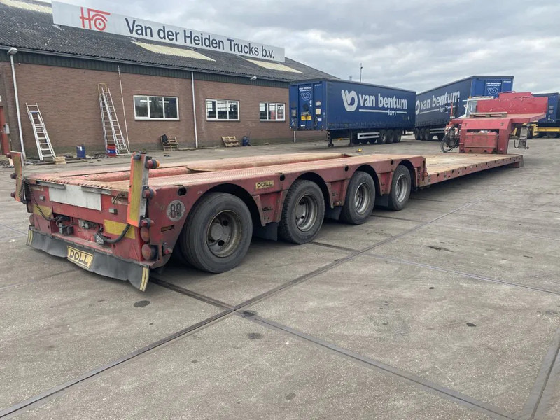 Low loader semi-trailer Doll 4 AXEL STEERING 66200 TON: picture 8