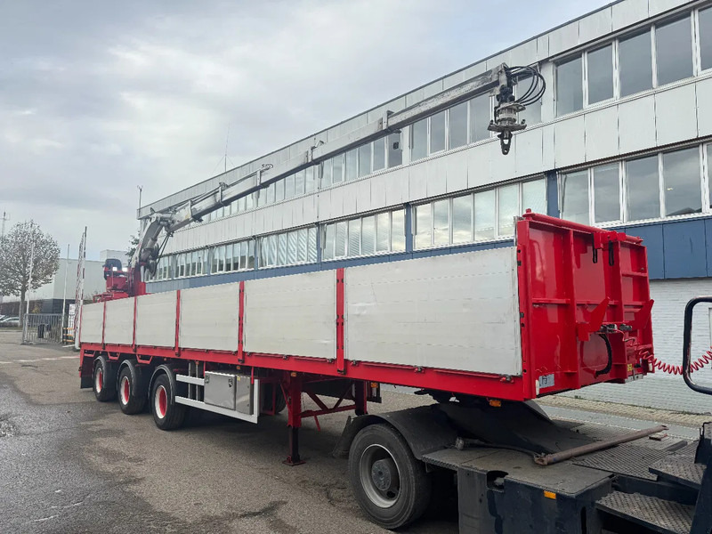Floor FLO-17-30H2 + HIAB R220-F5 - Dropside/ Flatbed semi-trailer: picture 2 Floor FLO-17-30H2 + HIAB R220-F5 - Dropside/ Flatbed semi-trailer: picture 2