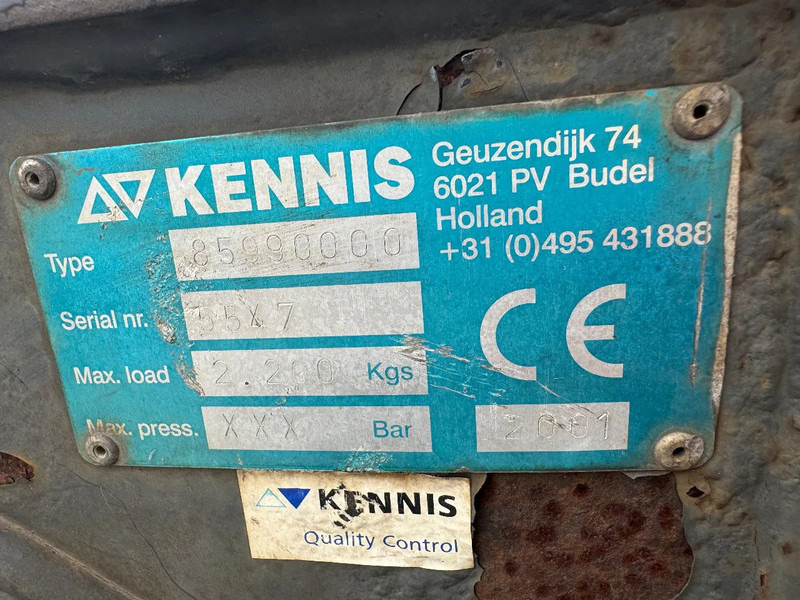 Dropside/ Flatbed semi-trailer Kwb 2 LIFT + 2 STUURASSEN KENNIS 14000-2 R HYDRAULISCHE: picture 20