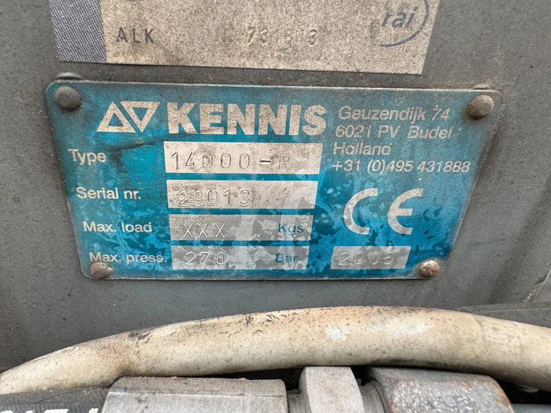 Dropside/ Flatbed semi-trailer Kwb 2 LIFT + 2 STUURASSEN KENNIS 14000-2 R HYDRAULISCHE: picture 11