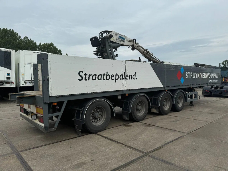 Dropside/ Flatbed semi-trailer Kwb 2 LIFT + 2 STUURASSEN KENNIS 14000-2 R HYDRAULISCHE: picture 6