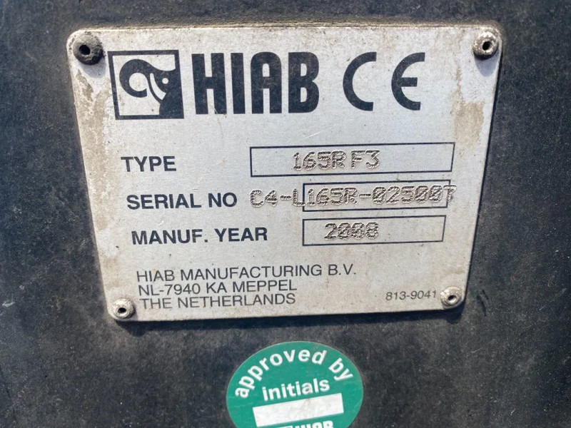 Dropside/ Flatbed semi-trailer Lecitrailer MET HIAB R165 F3: picture 17 Dropside/ Flatbed semi-trailer Lecitrailer MET HIAB R165 F3: picture 17