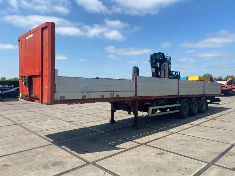 Dropside/ Flatbed semi-trailer Lecitrailer MET HIAB R165 F3: picture 10 Dropside/ Flatbed semi-trailer Lecitrailer MET HIAB R165 F3: picture 10