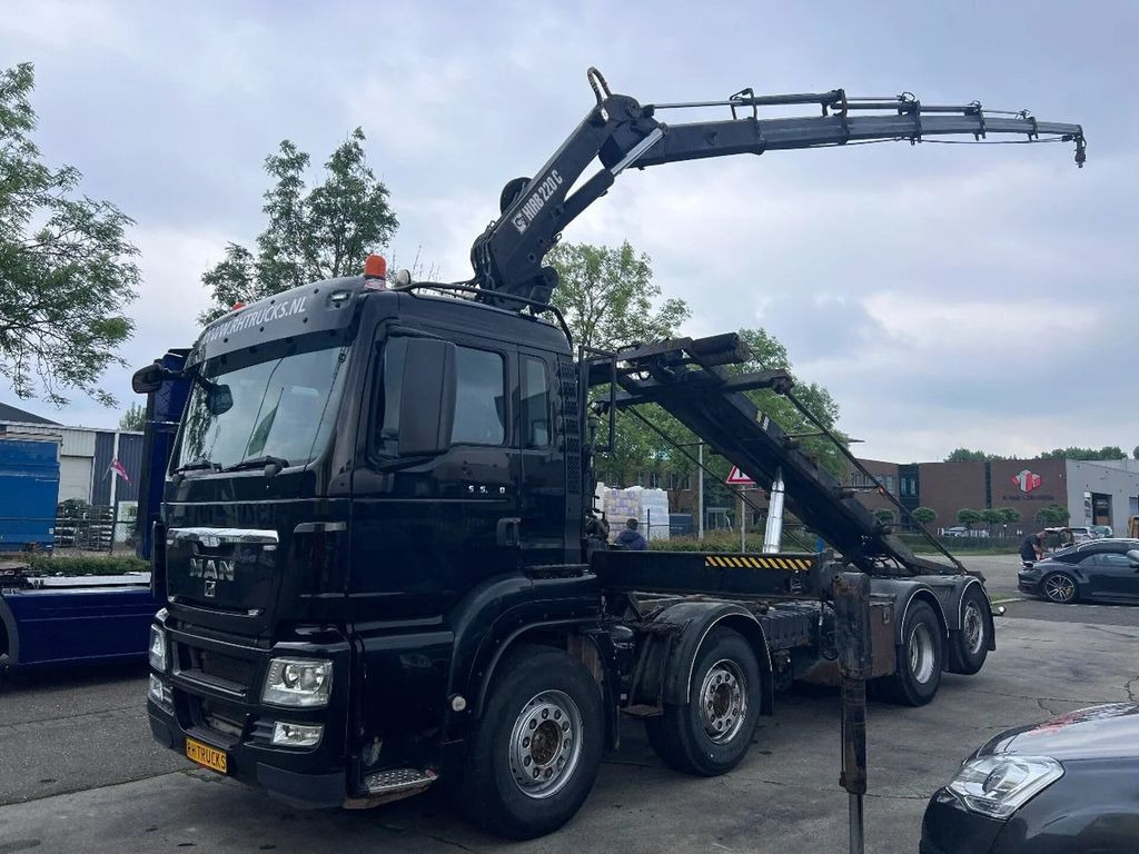 MAN TGS 35.440 8X2-4 + HIAB 220C-5 REMOTE + CABLE LI - Cable system truck, Crane truck: picture 2 MAN TGS 35.440 8X2-4 + HIAB 220C-5 REMOTE + CABLE LI - Cable system truck, Crane truck: picture 2