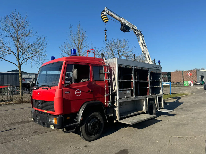 Mercedes-Benz 1117 4X2 FIRE TRUCK HIAB 050A ONLY 105787 KM - Fire engine: picture 1 Mercedes-Benz 1117 4X2 FIRE TRUCK HIAB 050A ONLY 105787 KM - Fire engine: picture 1