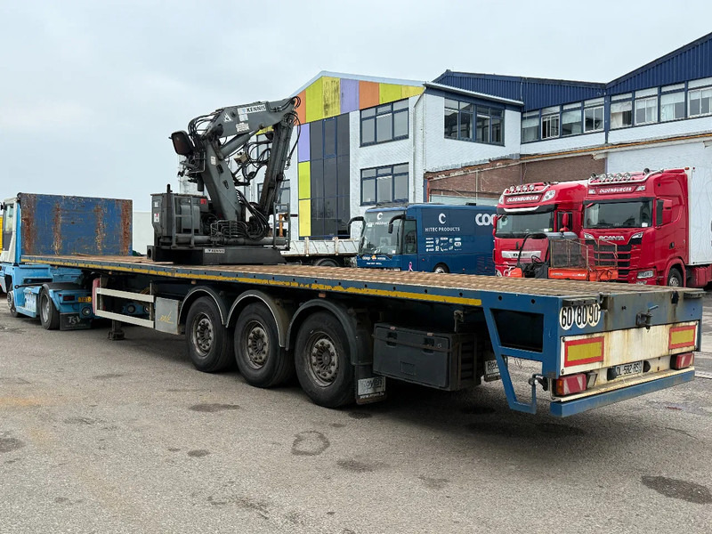Royen RS3H4 + KENNIS CRANE - 3 AXLE - SAF - Dropside/ Flatbed semi-trailer: picture 4 Royen RS3H4 + KENNIS CRANE - 3 AXLE - SAF - Dropside/ Flatbed semi-trailer: picture 4