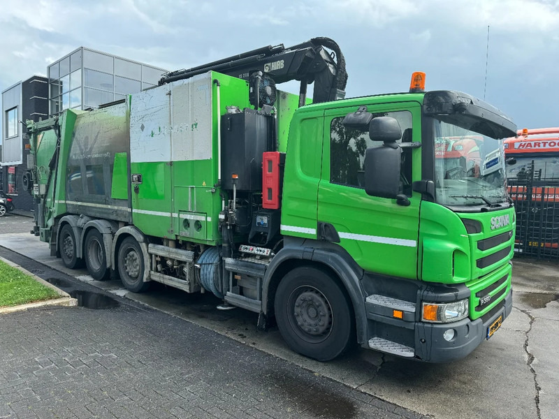 Scania P360 8X2 - HIAB 211BW-3 + FAUN VARIOPRESS - ONLY 198.135 KM - Refuse truck: picture 5 Scania P360 8X2 - HIAB 211BW-3 + FAUN VARIOPRESS - ONLY 198.135 KM - Refuse truck: picture 5