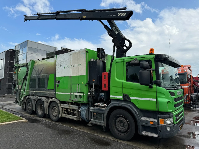 Scania P360 8X2 - HIAB 211BW-3 + FAUN VARIOPRESS - ONLY 198.135 KM - Refuse truck: picture 2 Scania P360 8X2 - HIAB 211BW-3 + FAUN VARIOPRESS - ONLY 198.135 KM - Refuse truck: picture 2