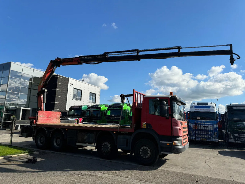 Scania P360 8X4 - EURO 5 + PALFINGER PK22002-EH + REMOTE - Dropside/ Flatbed truck, Crane truck: picture 3 Scania P360 8X4 - EURO 5 + PALFINGER PK22002-EH + REMOTE - Dropside/ Flatbed truck, Crane truck: picture 3