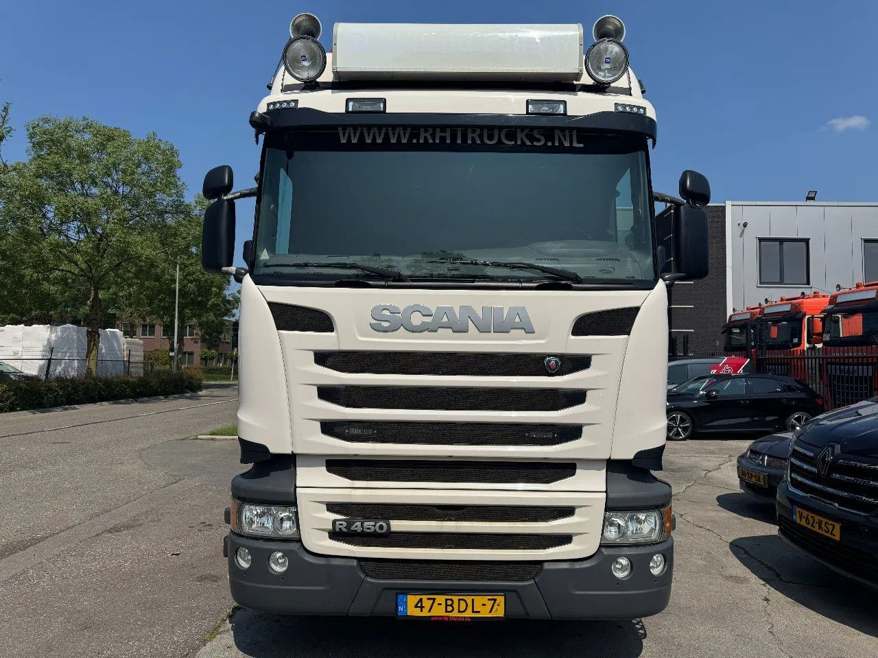 Scania R450 6X2 - EURO 6 + PALFINGER PK 32002-SH + REMO - Hook lift truck, Crane truck: picture 2 Scania R450 6X2 - EURO 6 + PALFINGER PK 32002-SH + REMO - Hook lift truck, Crane truck: picture 2
