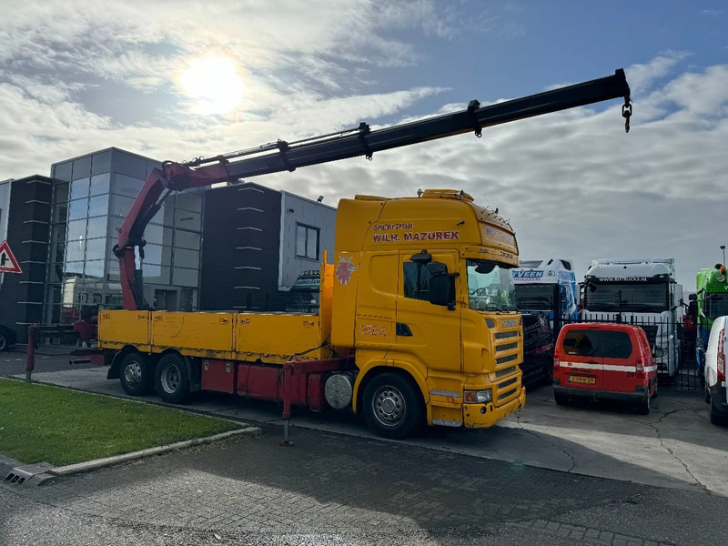 Scania R500 V8 6X2 EURO 5 + HIAB 377EP-4XS + REMOTE CONTROL + RETARDER - Dropside/ Flatbed truck, Crane truck: picture 2 Scania R500 V8 6X2 EURO 5 + HIAB 377EP-4XS + REMOTE CONTROL + RETARDER - Dropside/ Flatbed truck, Crane truck: picture 2