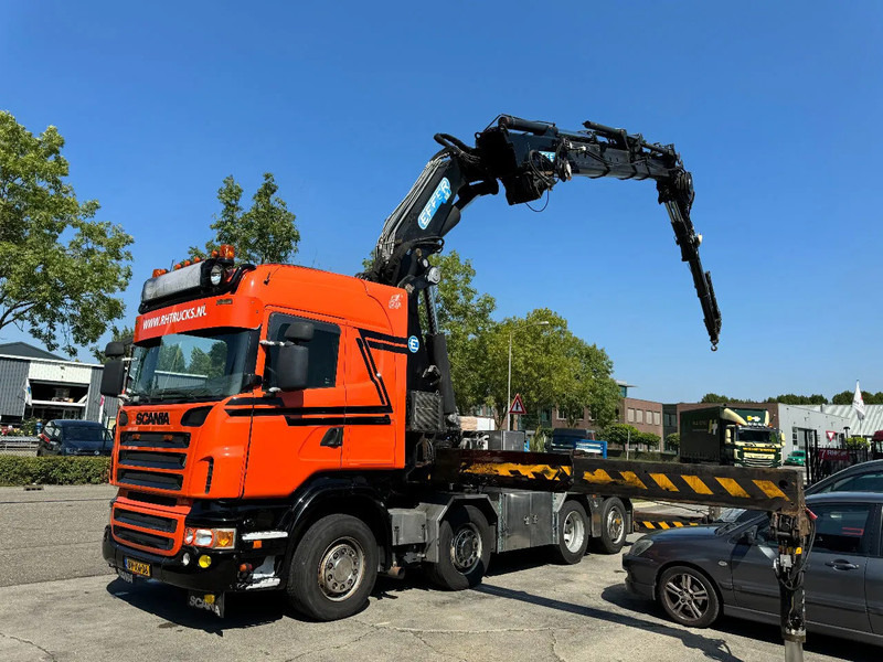 Scania R560 V8 8X2 + EFFER CRANE 1550 6S + FLYJIP 6XHYDR + REMOTE + WINCH - Tractor unit: picture 2 Scania R560 V8 8X2 + EFFER CRANE 1550 6S + FLYJIP 6XHYDR + REMOTE + WINCH - Tractor unit: picture 2