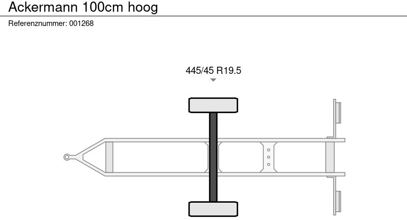Dolly trailer Ackermann 100cm hoog: picture 11