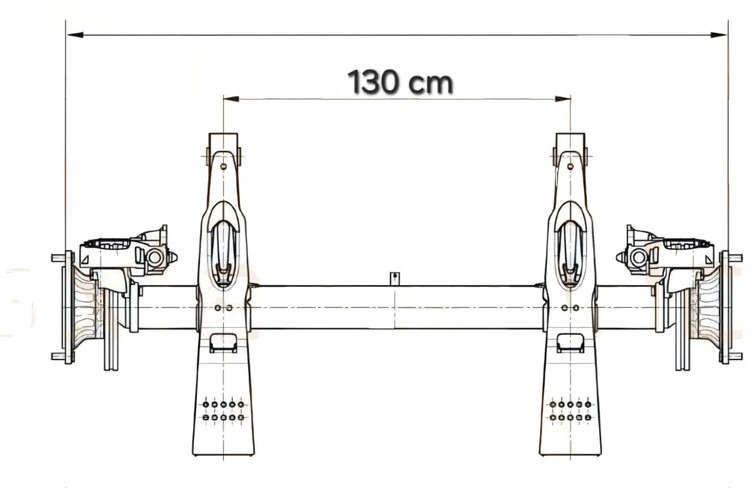 Axle and parts for Truck SAF SKRB9022KI SBK2243-11S: picture 9