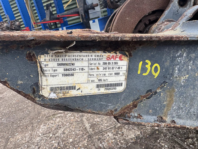 Axle and parts for Truck SAF SKRB9022KI SBK2243-11S: picture 8