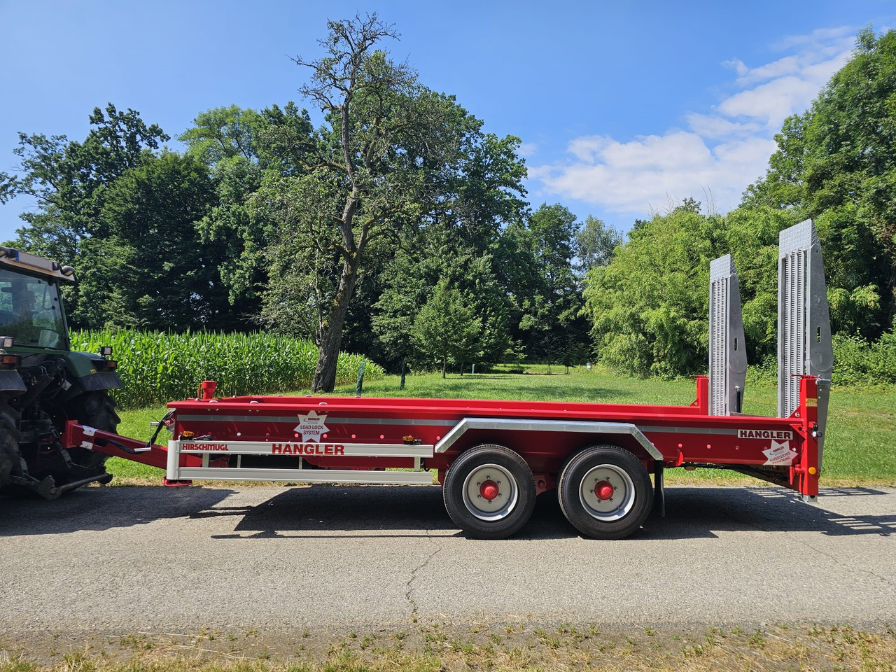 Fliegl TTS-H 100 / Hangler TPS 2 - Low loader trailer: picture 1 Fliegl TTS-H 100 / Hangler TPS 2 - Low loader trailer: picture 1