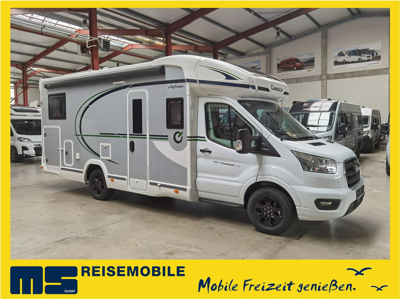 Chausson 797 TITANIUM / - 2026 - / 4.1T. / EINZELBETTEN - Semi-integrated motorhome: picture 1 Chausson 797 TITANIUM / - 2026 - / 4.1T. / EINZELBETTEN - Semi-integrated motorhome: picture 1