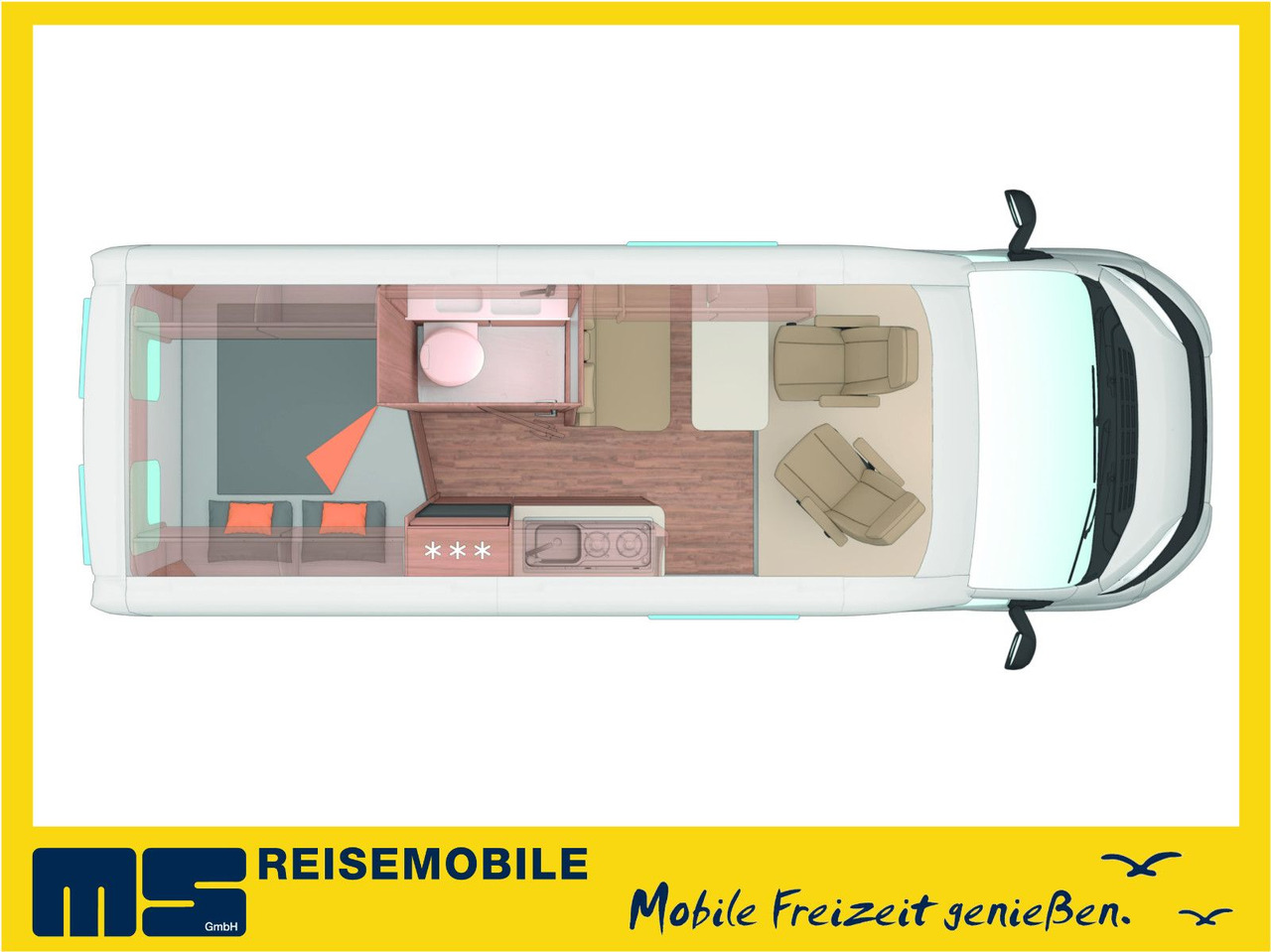 Weinsberg CARABUS 600 MQ /140PS / CARE-DRIVE-PAKET ADVANCE - Campervan: picture 2 Weinsberg CARABUS 600 MQ /140PS / CARE-DRIVE-PAKET ADVANCE - Campervan: picture 2