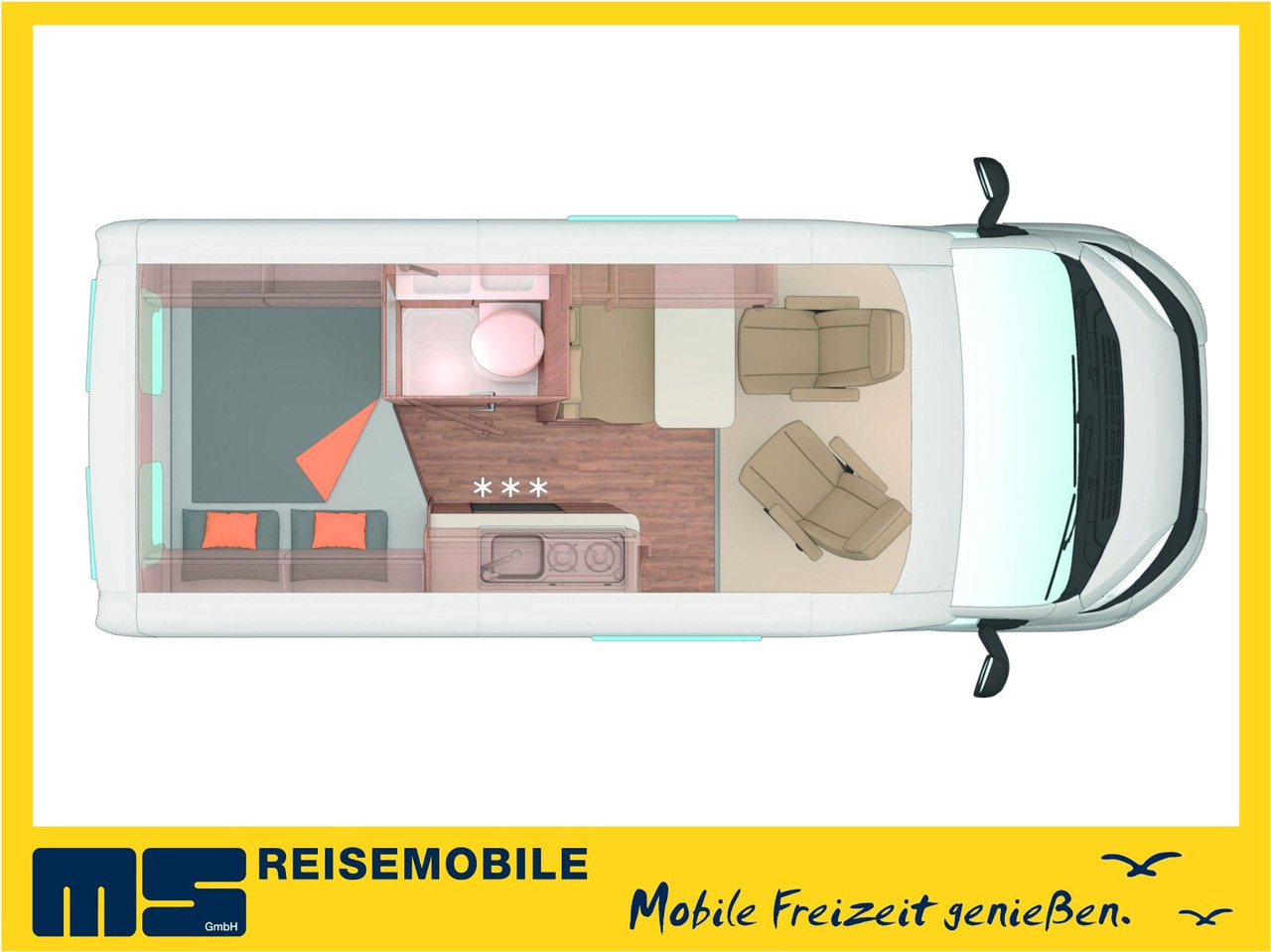 Weinsberg CARABUS GREY 540 MQ - EDITION FIRE /-2026-/140PS - Campervan: picture 2 Weinsberg CARABUS GREY 540 MQ - EDITION FIRE /-2026-/140PS - Campervan: picture 2