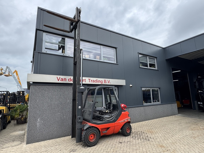 LPG forklift Linde H30T-03 Triplo 475 Freelift/Sideshift/4e functie LPG 1998: picture 7