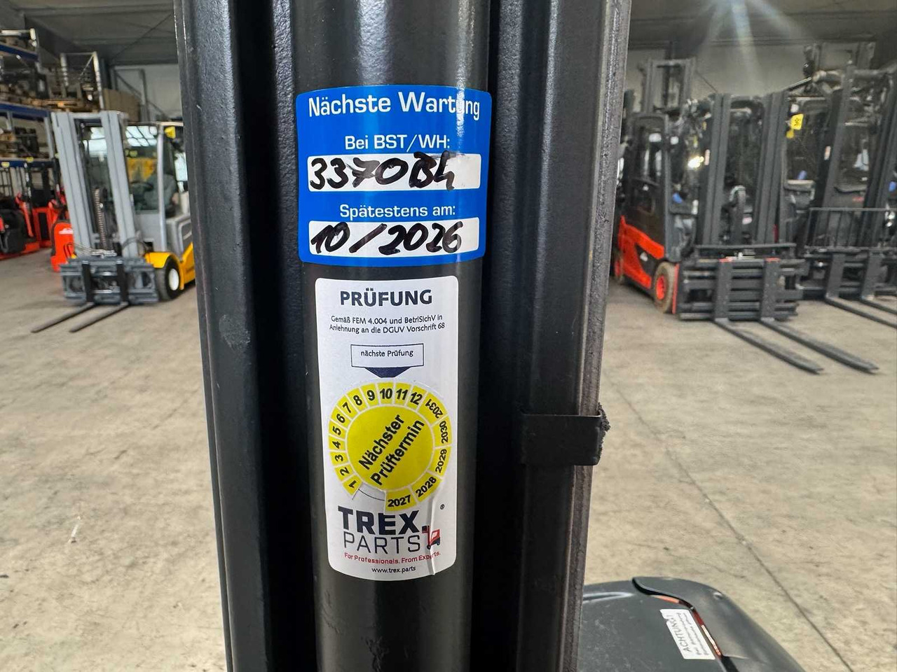 Forklift 04/2012 SERVICE +UVV 10/2026 LINDE L14AP 1.400KG PALLET TRUCK ANT 2.364 HOURS: picture 15