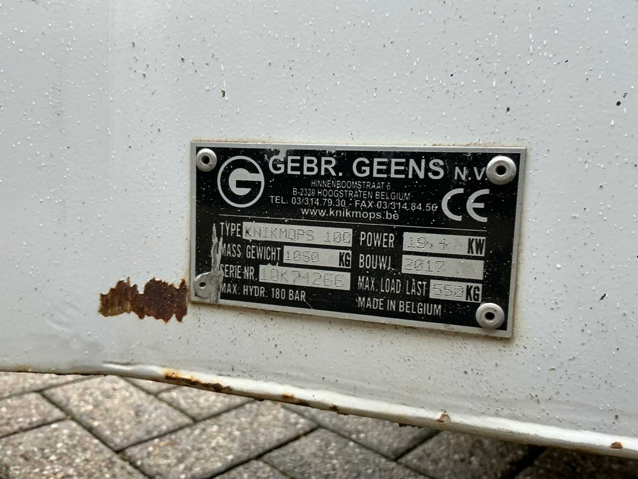 Wheel loader 2017 100 KNIKMOPS: picture 18