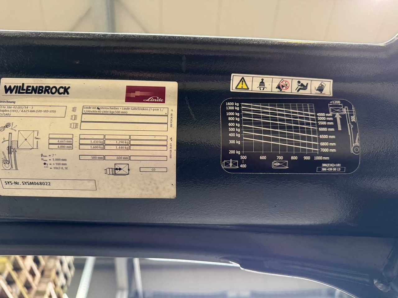 Forklift 2017 SERVICE+UVV 11/2026 LINDE E16 1,600KG ELECTRIC FORKLIFT 5,866 HOURS: picture 24 Forklift 2017 SERVICE+UVV 11/2026 LINDE E16 1,600KG ELECTRIC FORKLIFT 5,866 HOURS: picture 24