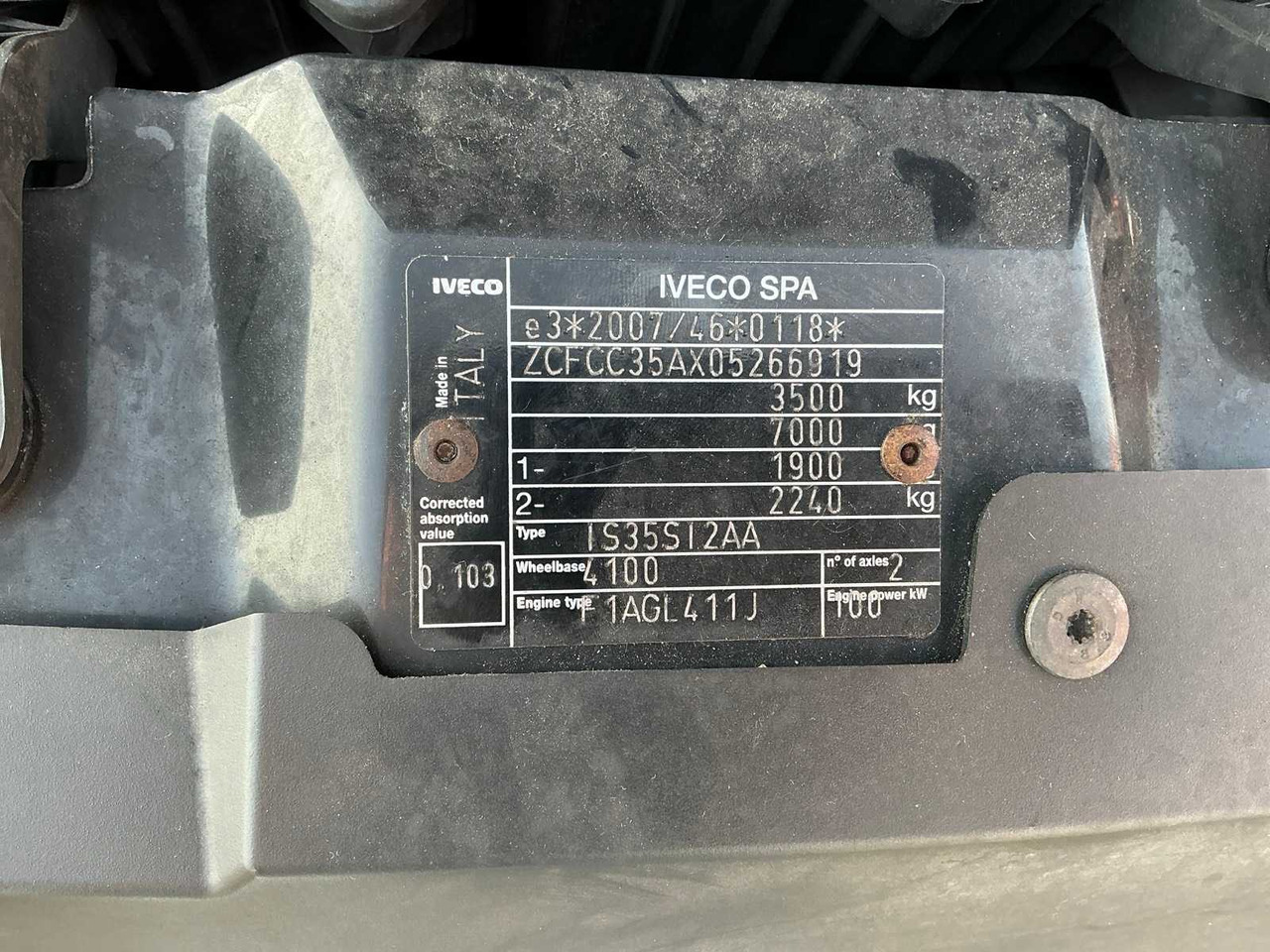 Commercial vehicle IVECO IS35S12AA VANS: picture 15 Commercial vehicle IVECO IS35S12AA VANS: picture 15