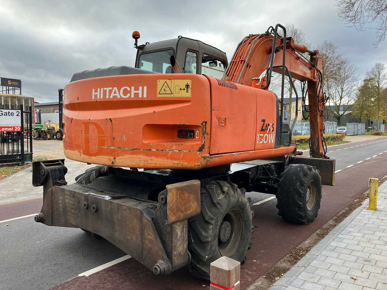 HITACHI - 2008 - ZX130W - WHEELED EXCAVATOR - Wheel excavator: picture 5 HITACHI - 2008 - ZX130W - WHEELED EXCAVATOR - Wheel excavator: picture 5