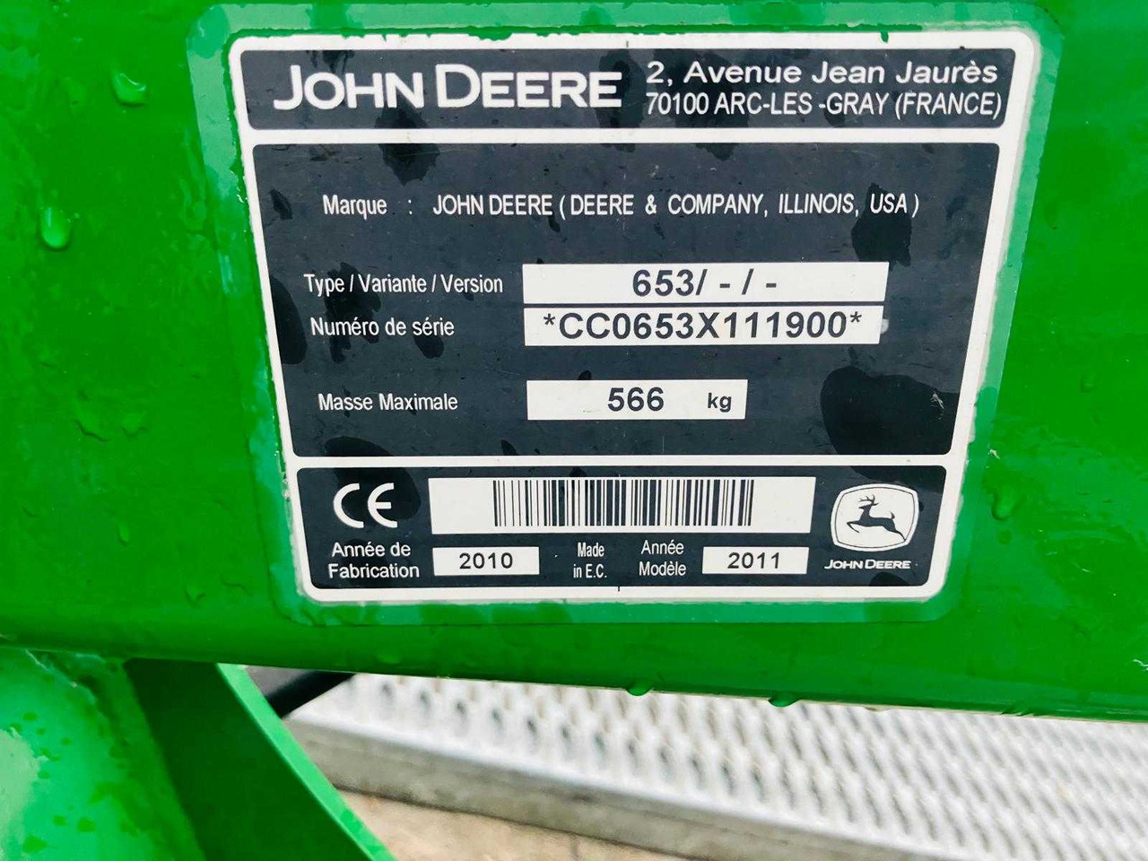 John Deere 653 - Front loader for tractor: picture 4 John Deere 653 - Front loader for tractor: picture 4