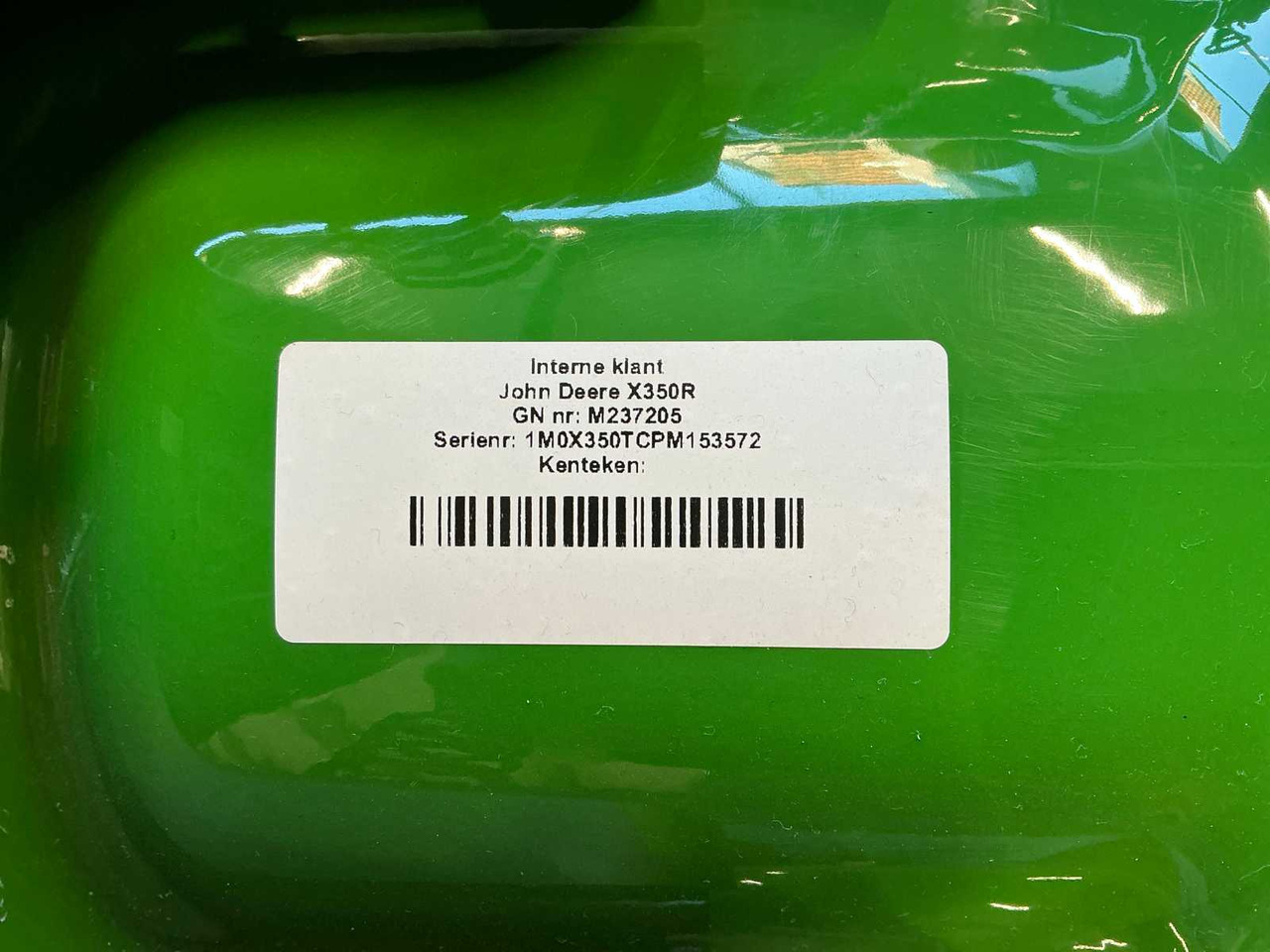 Lawn mower John Deere X350R: picture 9