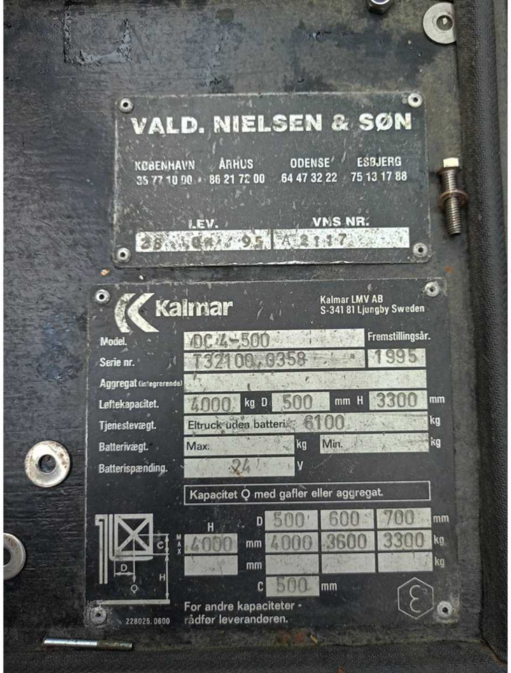 Forklift KALMAR - DC-500 - FORKLIFT TRUCKS - 1995: picture 10