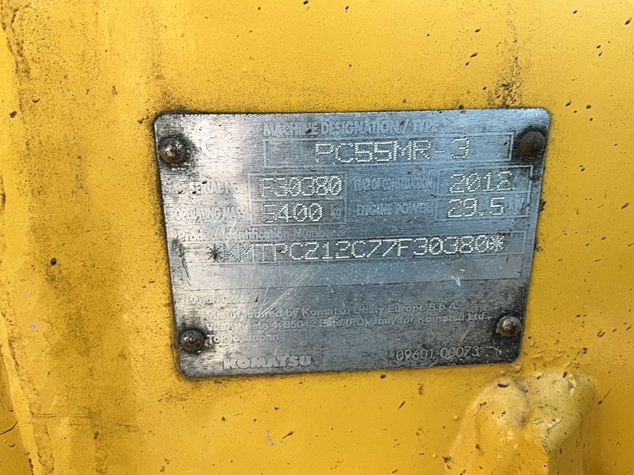 Crawler excavator Komatsu PC55MR: picture 27