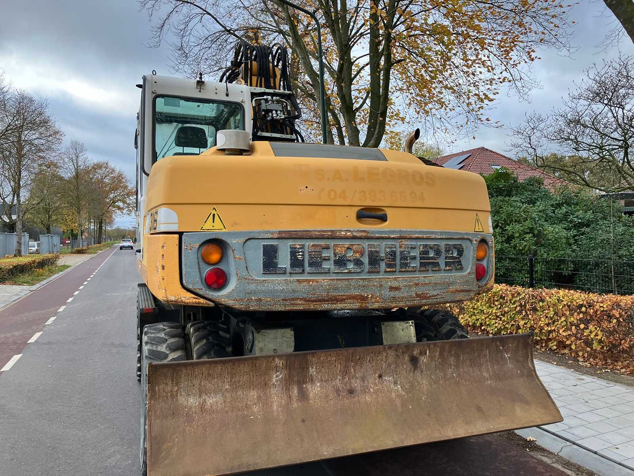 LIEBHERR - 2008 - A316 LITRONIC - WHEELED EXCAVATOR - Wheel excavator: picture 4 LIEBHERR - 2008 - A316 LITRONIC - WHEELED EXCAVATOR - Wheel excavator: picture 4