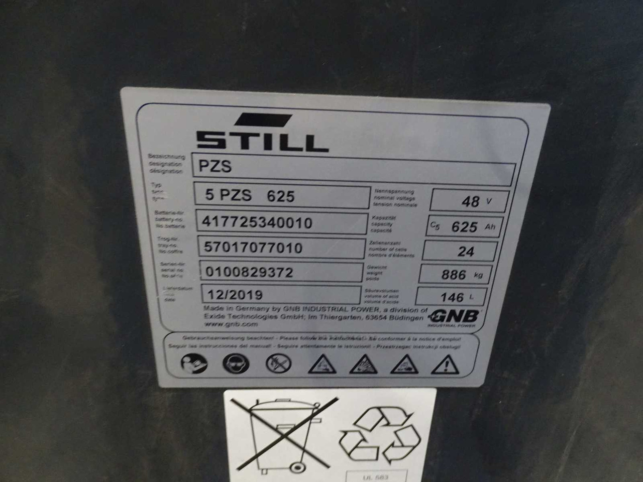 STILL RX20-16/DRIVEIN FORKLIFT - Forklift: picture 5 STILL RX20-16/DRIVEIN FORKLIFT - Forklift: picture 5