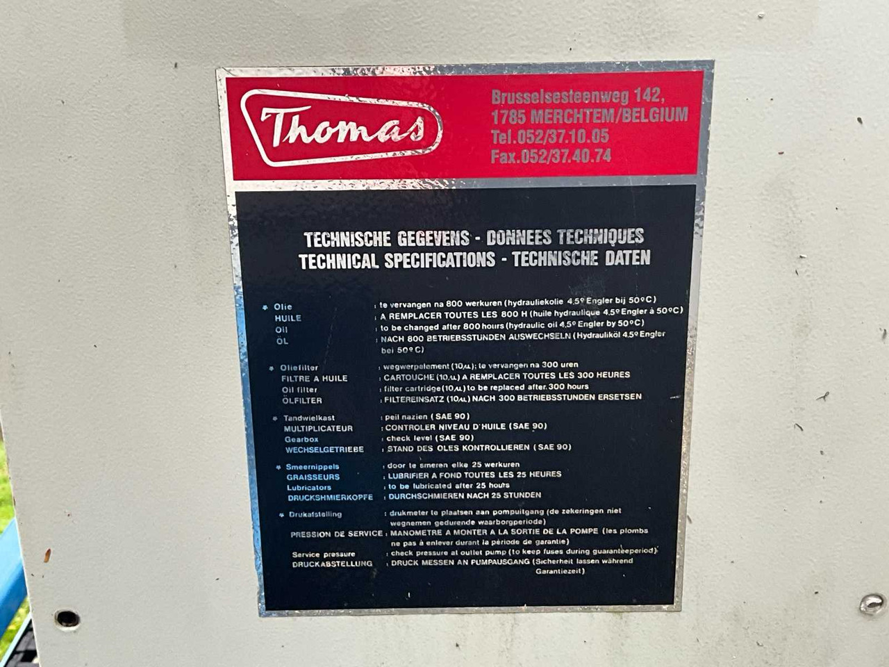 Aerial platform THOMAS 120 NWT - 12M AERIAL WORK PLATFORM: picture 32